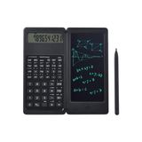Petinka Hesap Makinası Silinebilir LCD Yazı Tabletli Kalemli Katlanabilir Bilimsel Hesap Makinesi - Siyah - Beyaz - 1