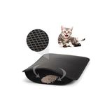 Petinka Petinka® Kedi Tuvalet Önü Kum Toplayıcı Temizleyici Elekli Gri Paspas