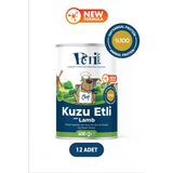 Petipure Kuzu Etli Yaş Konserve Yetişkin Köpek Maması, Jöle İçinde Parça Etli, 400 Gr X 12 Adet