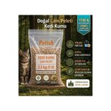 Petish Çam Peleti Kedi Kumu 5 lt Doğal Kedi Kumu