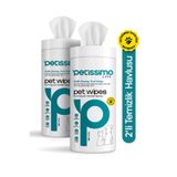 Petissimo Care Kedi ve Köpekler İçin Islak Temizlik Havlusu - 2 Kutu - 2x100 Havlu