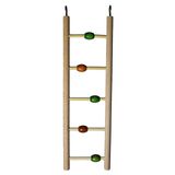 Petistera Boncuklu Ahşap Kuş Merdiveni 7X25 cm
