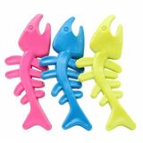 Petistera Diş Kaşıyıcı Kauçuk Balık Şekilli Köpek Oyuncağı, 12 cm, Dayanıklı Plastik Yapı