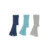 Petit Boom Bebek Komet Fitilli Triko Tayt & İçlik Set Indigo, Mint, Gri 3'lü Set