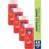 Petit Marseillais Akdeniz Çileği Nemlendirici Banyo ve Duş Jeli 400ML x 4 Adet