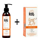 Petit Patty Fish Oil Balık Yağı 200ml & Kediler İçin Plus B Biotinli Damla 50ml