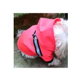 petite pati Pembe Su Gecirmez polarli kapsonlu Yagmurluk Köpek Kıyafeti