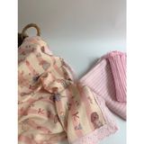 Petite Étoile Organik 3’lü Müslin Örtü & Pike Seti | Oeko-Tex® Sertifikalı | %100 Pamuk