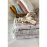 Petite Étoile Organik 3’lü Set Müslin Örtü ve Pike Seti | %100 Pamuk, Oeko-Tex® Sertifikalı - Gri