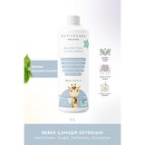 Petitecare Parfümsüz , Konsantre Bebek Çamaşır Deterjanı, Bitkisel Kaynaklı Yüzey Aktif Maddeler ve Yeşil Çay Ekstraktı Içeren, Kendinden Yumuşatıcılı 1000 ml - 1 lt