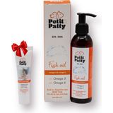 Petitpatty Fish Oil 200ML Kedi ve Köpekler Için Omega 3 ve 6 Içerikli Balık Yağı