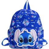 Petityu Mavi Stitch Anaokul ve Ilkokul Çantası Stitch Sırt Çantası - İlköğretim Çantası - Standart