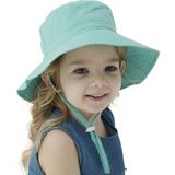 Petityu Mint Yeşil Unisex Şapka UPF 50+ Güneş Korumalı Hızlı Kuruyan Tasarım - 9 - 12 Yaş