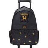 Petityu Smiggle Gold Futbol Toplu Siyah Çekçekli Okul Sırt Çantası - Standart