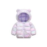 Petityu Teddy Şirin Şişme Mont Lila Mor