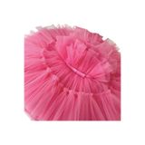 Petityu Tutu Fiyonklu Seker Pembe Dogumgunu Elbisesi pembe