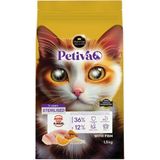 Petiva Kısırlaştırılmış Balıklı Yetişkin Kedi Maması 1,5 Kg