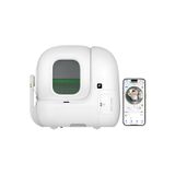 Petkit Purobot Max Pro With Camera Akıllı Kedi Tuvaleti Beyaz