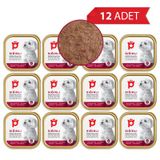 Petlebi Sığırlı Küçük Irklar İçin Ezme 12x100 gr Köpek Konservesi