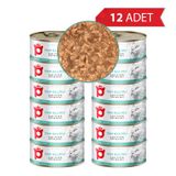 Petlebi Sos İçinde Fileto Taze Ton Balıklı 12x70 gr Kedi Konservesi