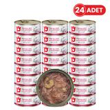 Petlebi Sos İçinde Fileto Taze Ton Balıklı ve Karidesli 24x70 gr Kedi Konservesi