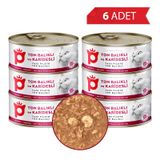 Petlebi Sos İçinde Fileto Taze Ton Balıklı ve Karidesli 6x70 gr Kedi Konservesi