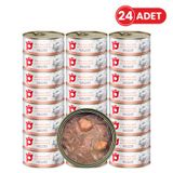 Petlebi Sos İçinde Fileto Taze Ton Balıklı ve Somonlu 24x70 gr Kedi Konservesi