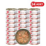 Petlebi Sos İçinde Parça Taze Somonlu 24x70 gr Kedi Konservesi