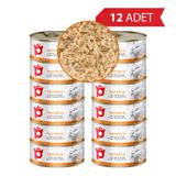 Petlebi Sos İçinde Tiftiklenmiş Taze Tavuk Etli 12x70 gr Kedi Konservesi