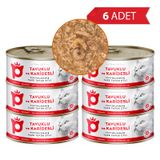 Petlebi Sos İçinde Tiftiklenmiş Taze Tavuk Etli ve Karidesli 6x70 gr Kedi Konservesi