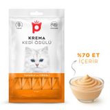 Petlebi Tavuklu ve Ciğerli 5x14 gr Krema Kedi Ödül Maması