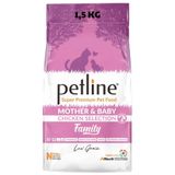 Petline Family Mother&Baby Düşük Tahıllı Tavuklu 1.5 kg Yavru Kedi Maması