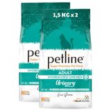 Petline Urinary İdrar Yolu Problemli Kediler Tahılsız Hipoalerjenik Tavuk Etli 2x1.5 kg Yetişkin Kuru Kedi Maması