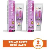 Petlook Sakinleştirici, Stres Azaltıcı ve Rahatlatıcı Relax Kedi Maltı Be calming, Kedi Ödülü 2'li Set