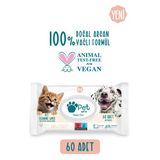 Petlove 60 Adet Evcil Hayvan Temizleme Mendili