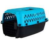 Petmate Pet Porter Moda Köpek Kulübesi 19", Tüplü Mavi, 4,5 kg'a Kadar Evcil Hayvanlar İçin, ABD'de Üretilmiştir
