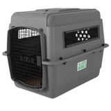 Petmate Sky Kennel - Uçak ve Seyahat İçin, Evcil Hayvanlar için Havayolu Onaylı Köpek Kafesi 13,6-22,6 kg, Dayanıklı Köpek Kafesi, ABD'de Üretilmiştir - 80 cm