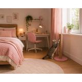 Petody Sakura– Doğal Ahşap 60 cm Kedi Tırmalama Direği (Jüt Ip)