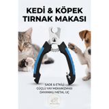 Petolojim Çelik Kedi ve Köpek Tırnak Kesme Makası - Ergonomik Yaylı Sistem