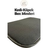 Petolojim Kedi-Köpek Taşıma Çantası Minderi - Taban Süngeri Kumaş 10 kg Taşıma Kapasitesi - Siyah