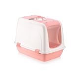 Petozi Gnd 5092 Kapalı Büyük Boy Kedi Tuvaleti Pembe