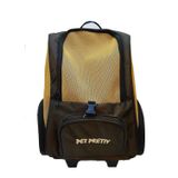 Petpretty Kedi Köpek Çekçekli Sırt Taşıma Çantası kahverengi