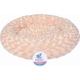 Petpretty PET PRETTY SİMİT YATAK PELUŞ BEYAZ 55x55cm