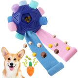 Petration Köpek Snuffle Topu-Etkileşimli Bulmaca Köpek Oyuncakları Doğal Toplayıcılık Becerilerini Teşvik Eder Eğitim ve Stres Giderme için Yavaş Besleyici, Bez Şerit Her Boyutta Köpekler için