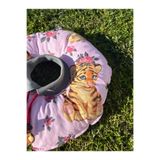 Petris Kedi Ve K.Irk Köpek Boyunluk-koruyucu elizabeth Yakalık Operasyon Boyunluk-kedi Boyun Yastığı (PEMBE SAFARİ)