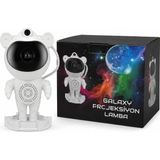 Petrix Galaxy Projeksiyon Astronot Lamba Rgb Nebula Gece Lambası Uzaktan Kumandalı Ay ve Yıldız Projeksiyon Cihazı - beyaz