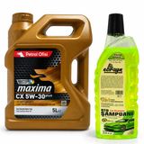 Petrol Ofisi Maxima Cx Dpf Partiküllü 5W-30 5 Litre + Oto Şampuan 1000 Ml