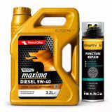 Petrol Ofisi Maxima Dıesel 5W-40 3.2 Litre + Lastik Tamir Kiti 400 Ml