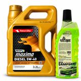 Petrol Ofisi Maxima Dıesel 5W-40 3.2 Litre + Oto Şampuan 1000 Ml
