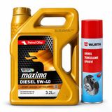 Petrol Ofisi Maxima Dıesel 5W-40 3.2 Litre + Würth Balata Spreyi 500 Ml